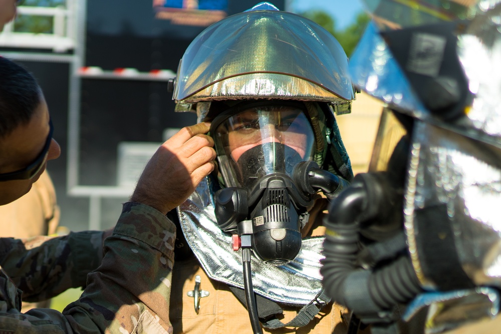 Patriot Warrior 2019: MOPP 4 Firefighter Training