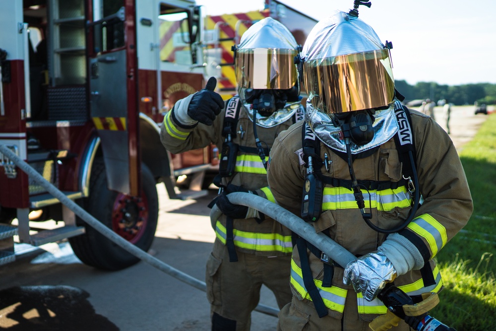 Patriot Warrior 2019: MOPP 4 Firefighter Training