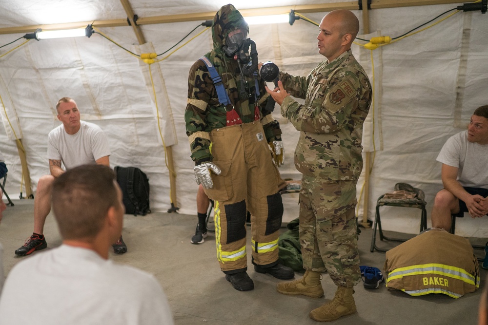 Patriot Warrior 2019: MOPP 4 Firefighter Training