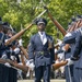 Air Force Honor Guard Drill Team Performs at Air Force Memorial