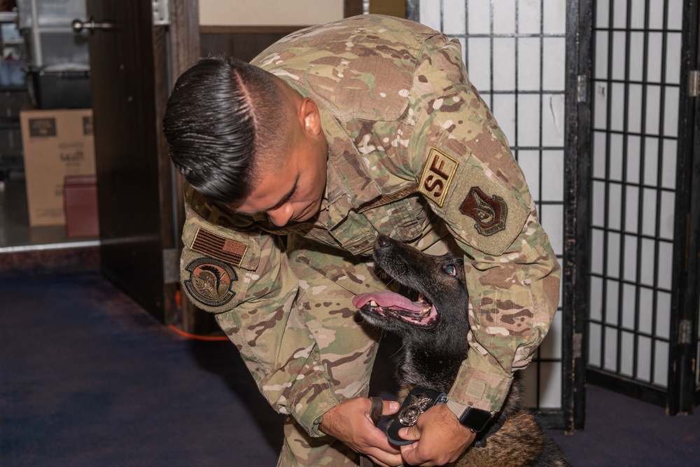 Military Working Dog Retirement Ceremony