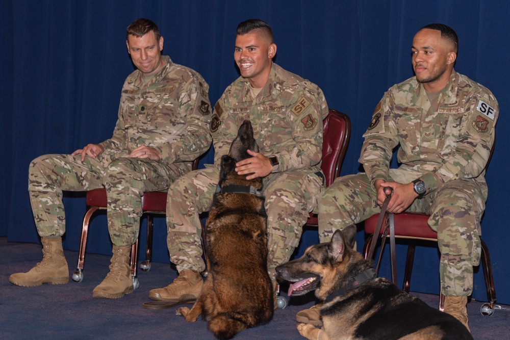 Military Working Dog Retirement Ceremony