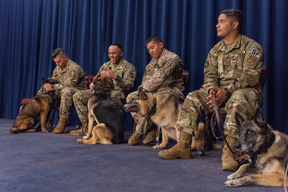 Military Working Dog Retirement Ceremony