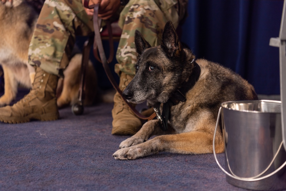 Military Working Dog Retirement Ceremony