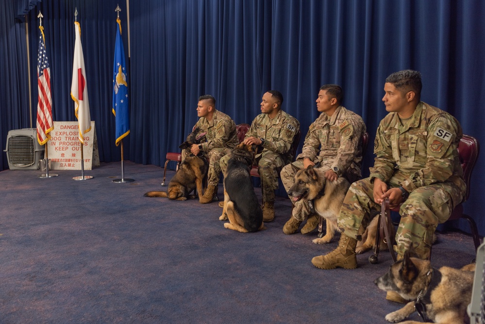 Military Working Dog Retirement Ceremony