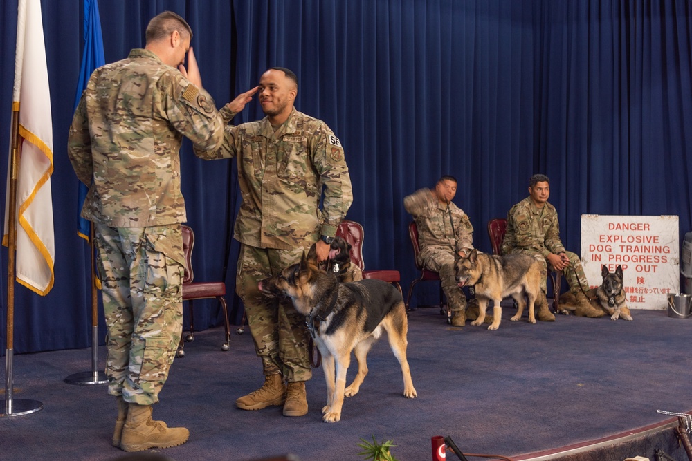 Military Working Dog Retirement Ceremony