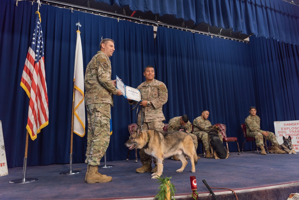 Military Working Dog Retirement Ceremony