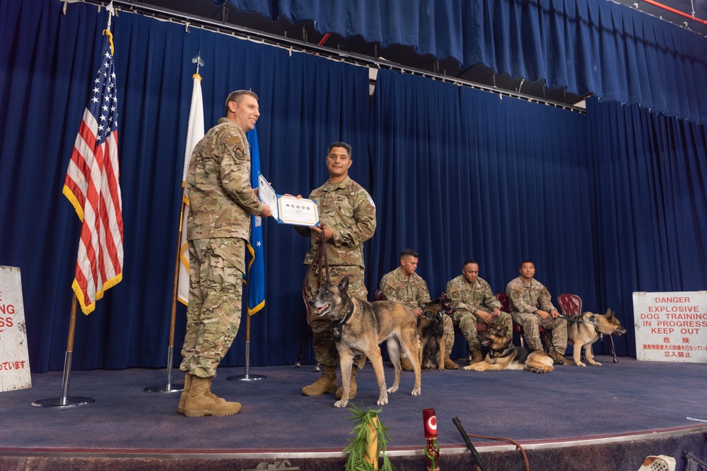 Military Working Dog Retirement Ceremony