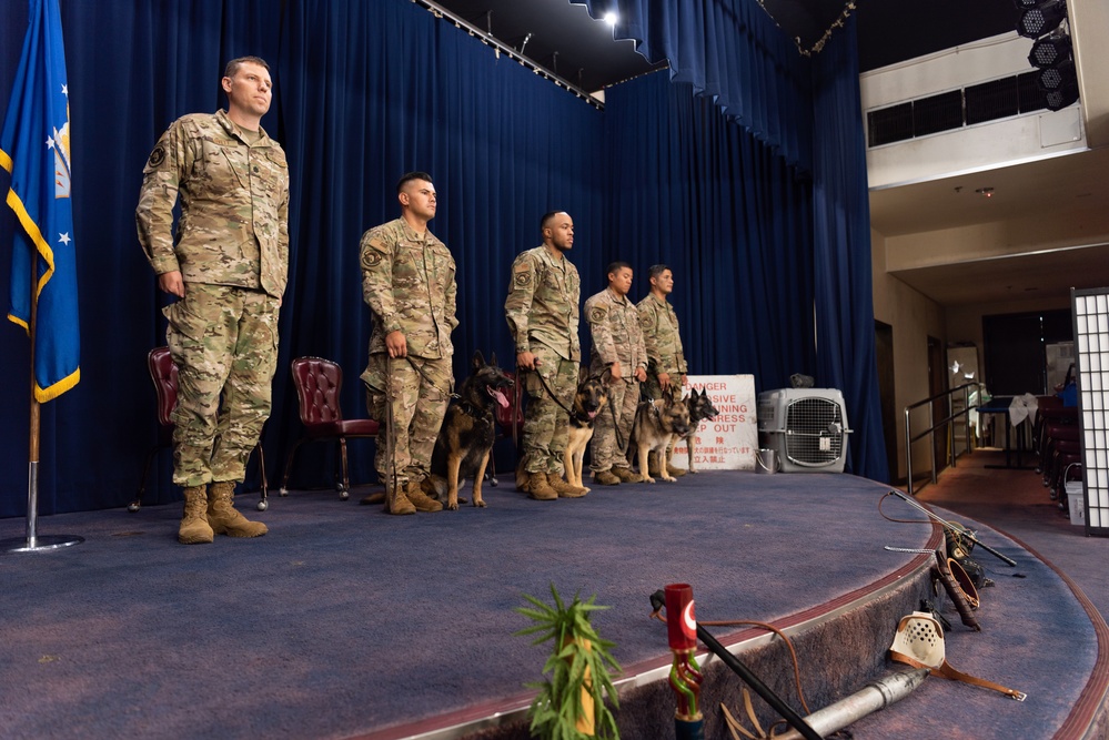 Military Working Dog Retirement Ceremony