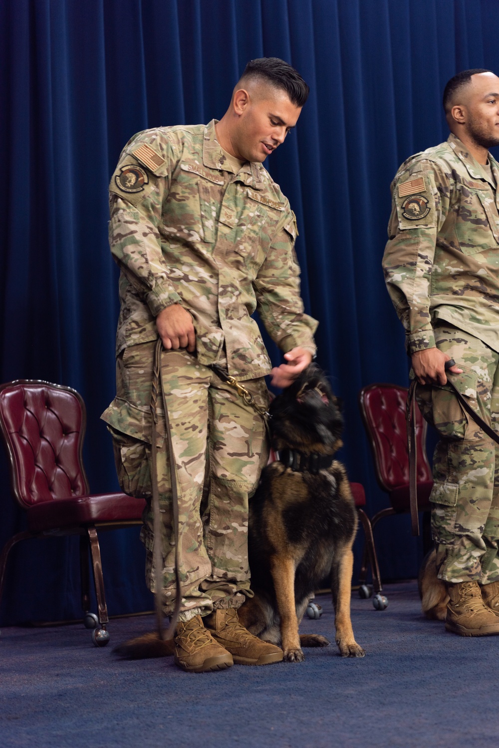 Military Working Dog Retirement Ceremony