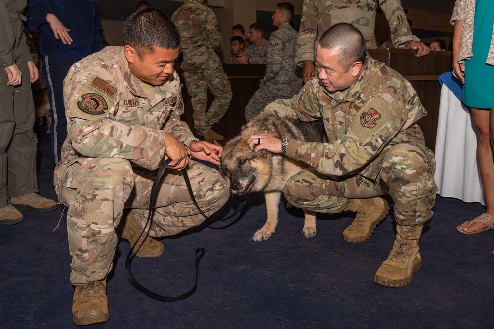 Military Working Dog Retirement Ceremony