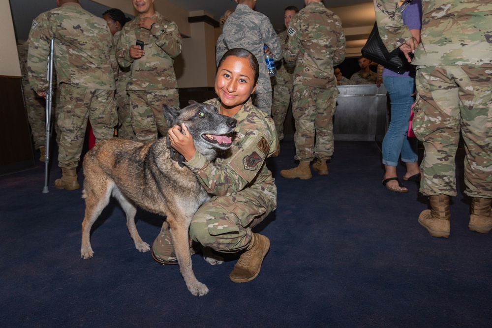 Military Working Dog Retirement Ceremony
