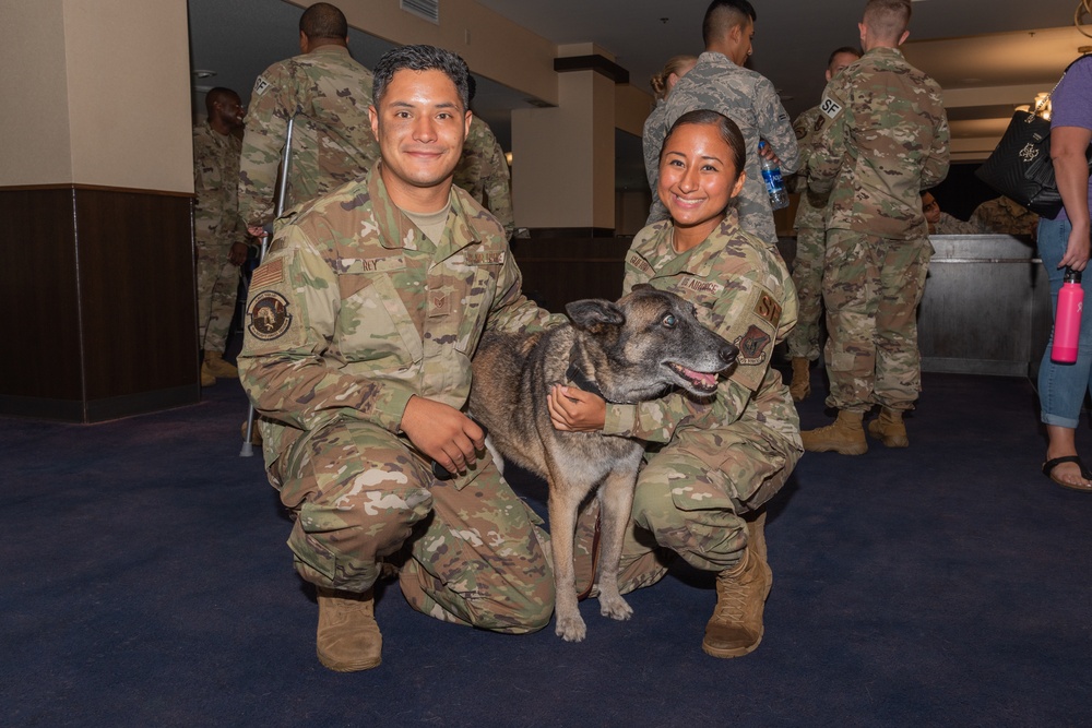 Military Working Dog Retirement Ceremony