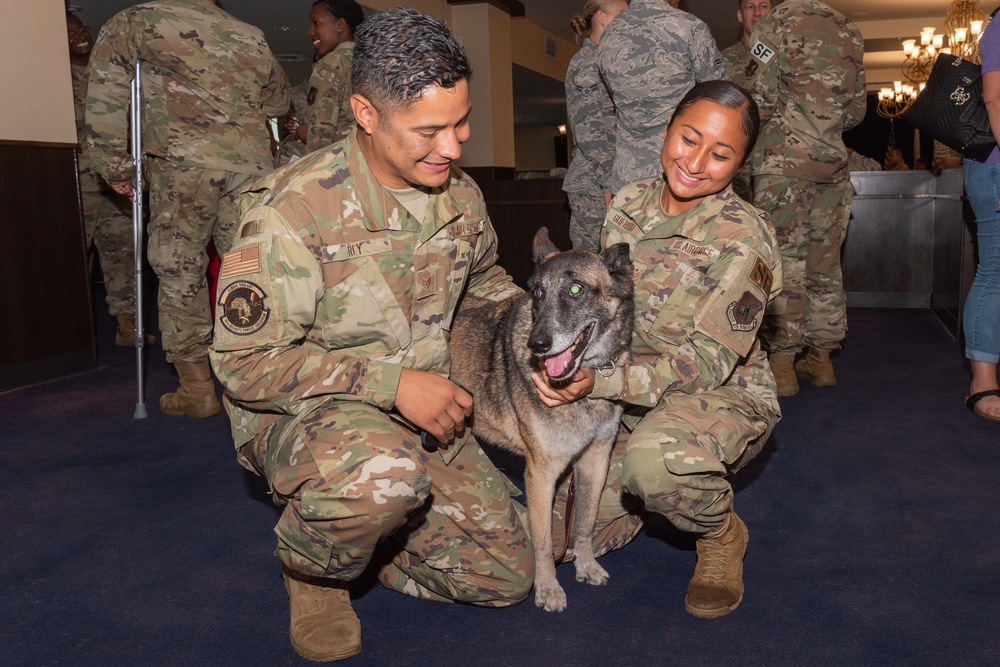 Military Working Dog Retirement Ceremony