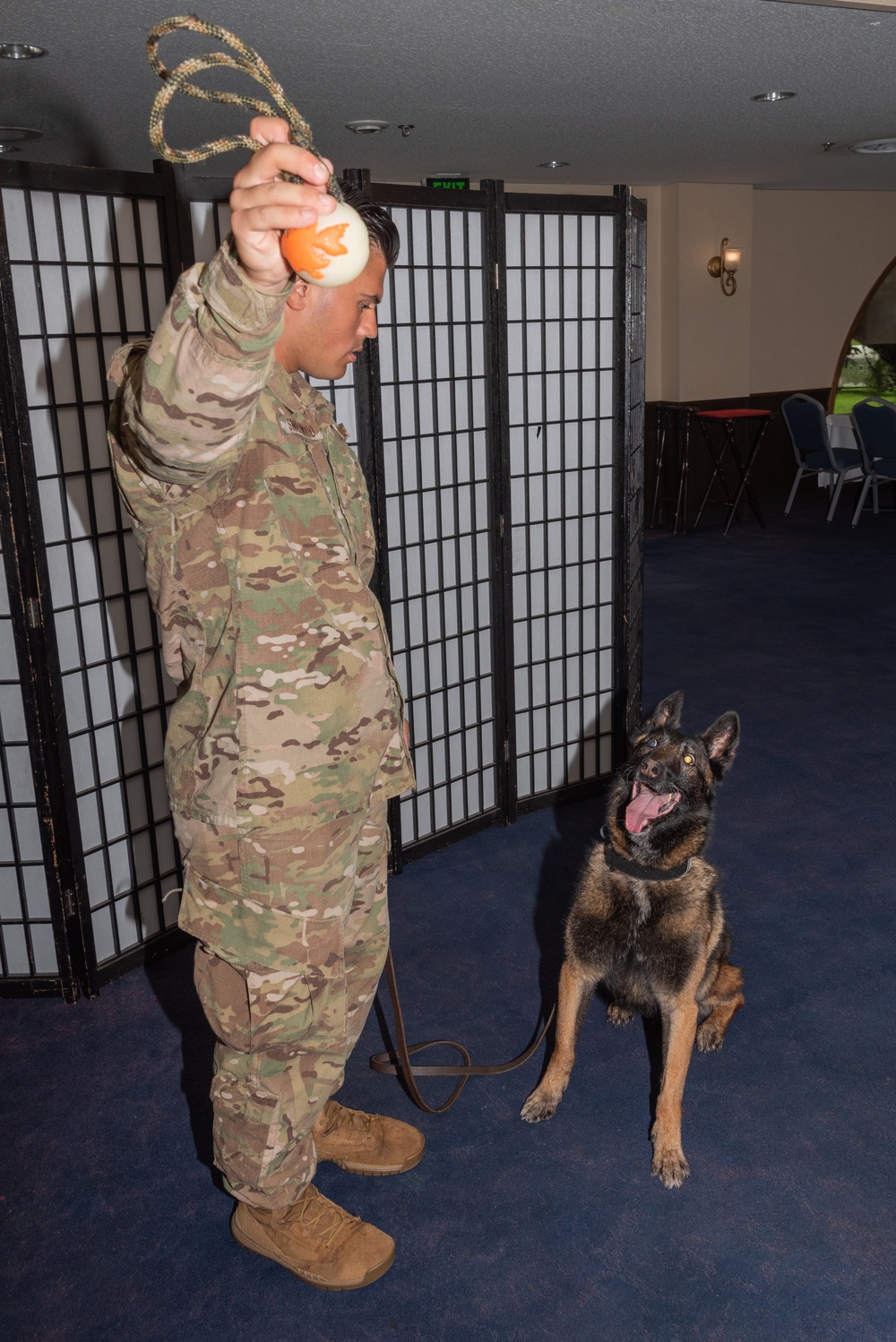Military Working Dog Retirement Ceremony