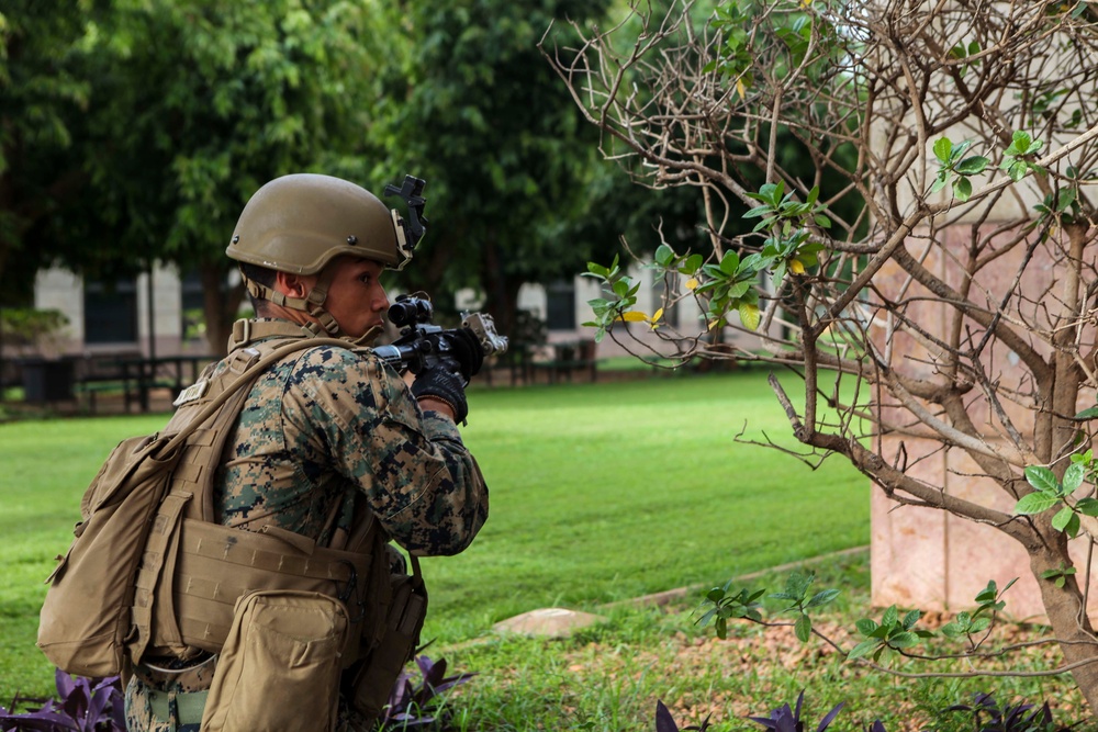 SPMAGTF-CR-AF Rehearses Embassy-reinforcement in Mali