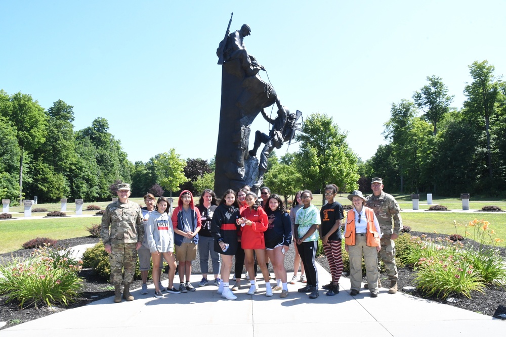Oneida Indian Nation youth group visits ancestral sites at Fort Drum