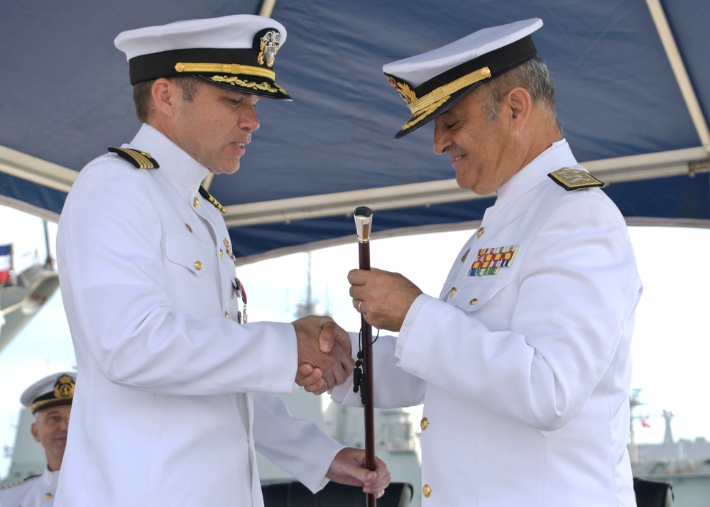 CTF-65 Change of Command