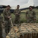 101st Airborne weapons pallet in Ethiopia