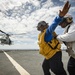 Sailors conduct flight operations aboard USS Ashland