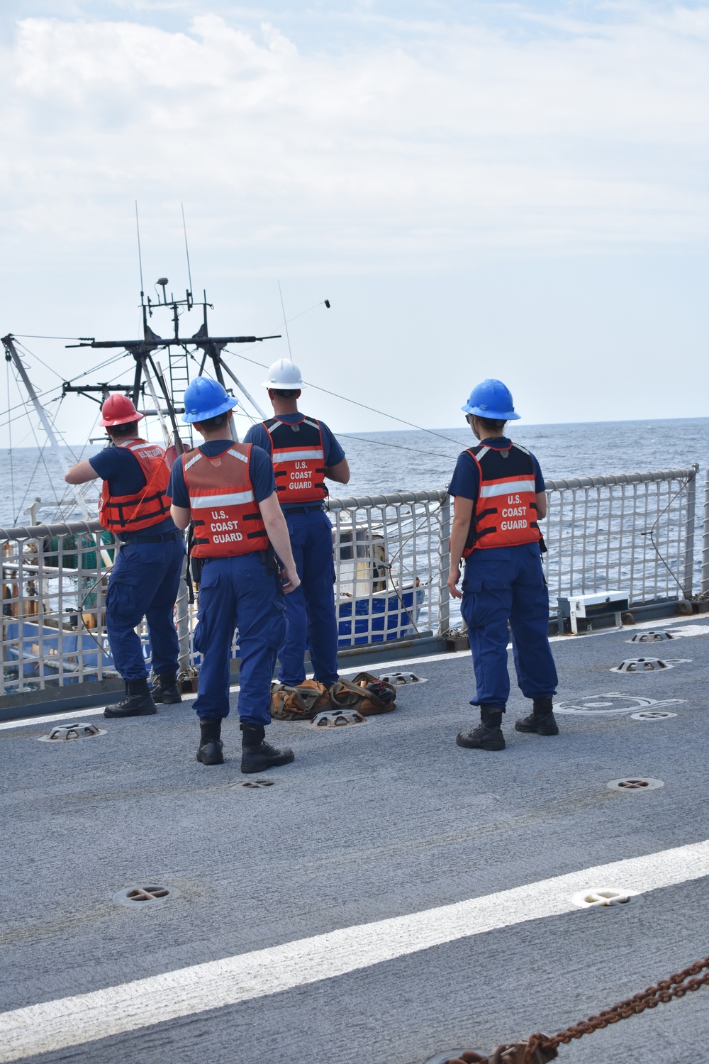 Coast Guard Cutter Forward assists disabled vessel 149 miles off Cape Henry, Virginia