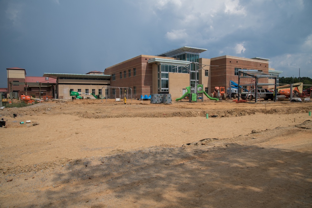 On going construction on School building Maxwell AFB