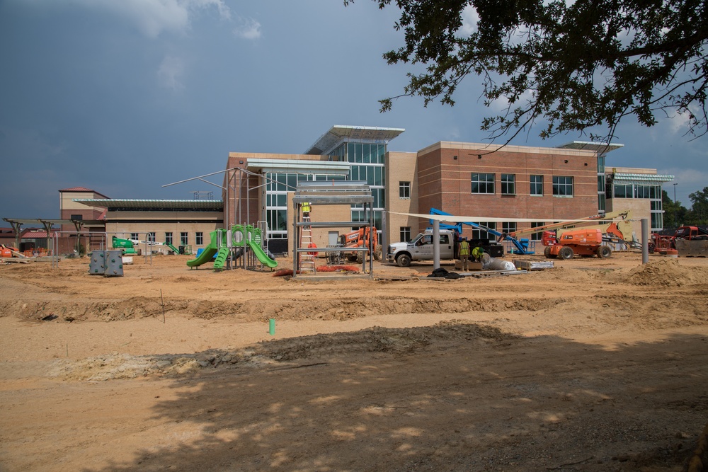 On going construction on School building Maxwell AFB