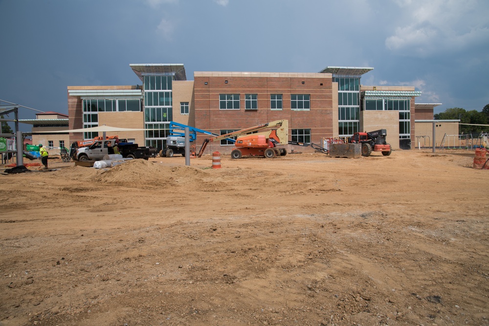On going construction on School building Maxwell AFB
