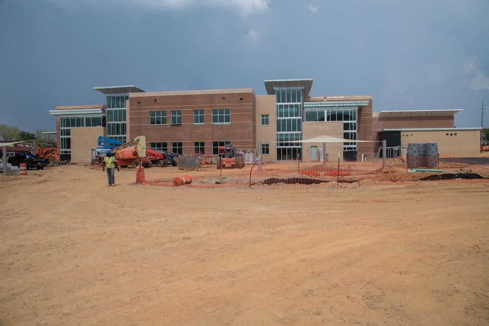 On going construction on School building Maxwell AFB