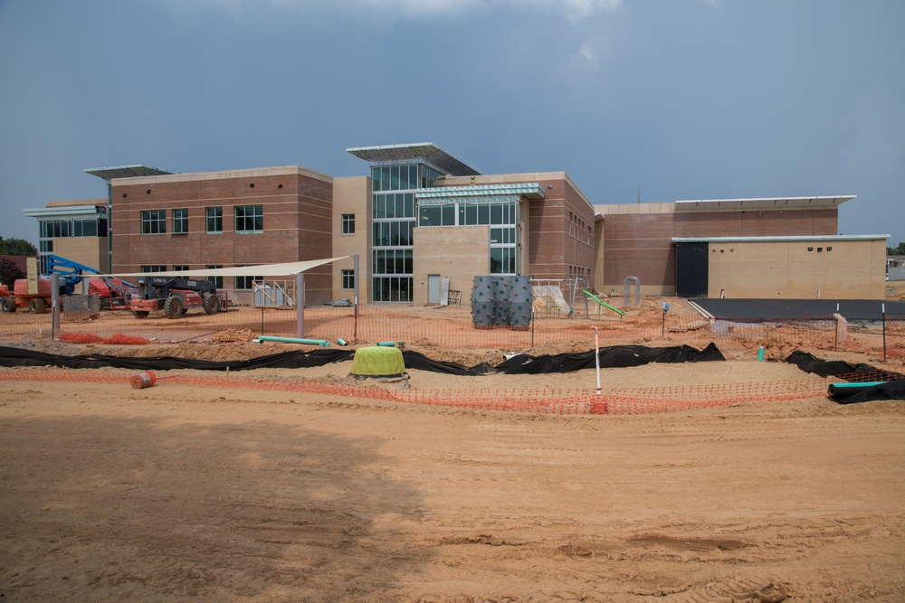On going construction on School building Maxwell AFB