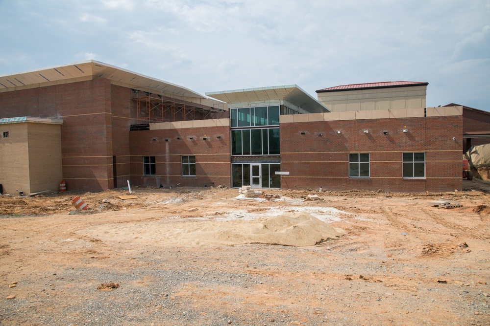 On going construction on School building Maxwell AFB