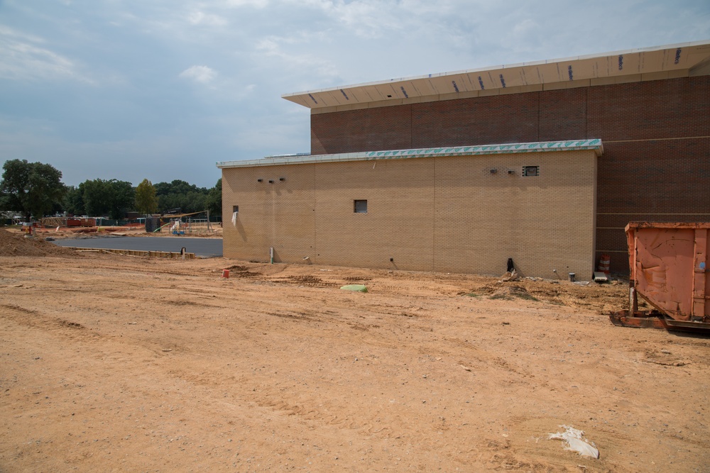 On going construction on School building Maxwell AFB