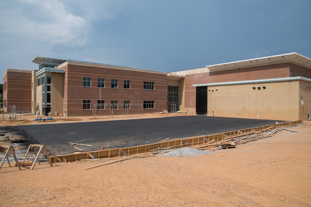 On going construction on School building Maxwell AFB