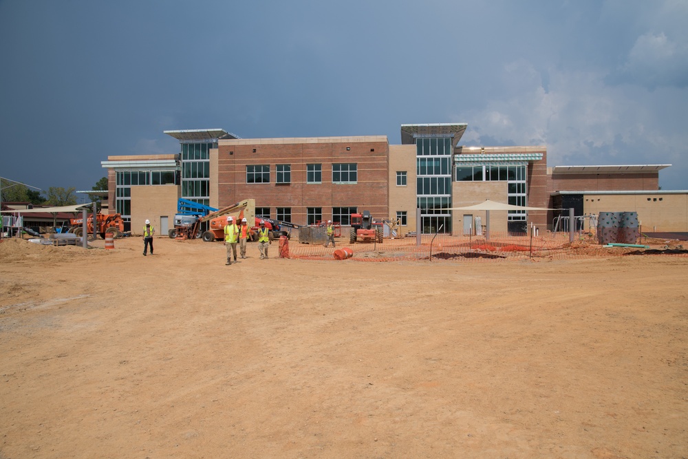 On going construction on School building Maxwell AFB
