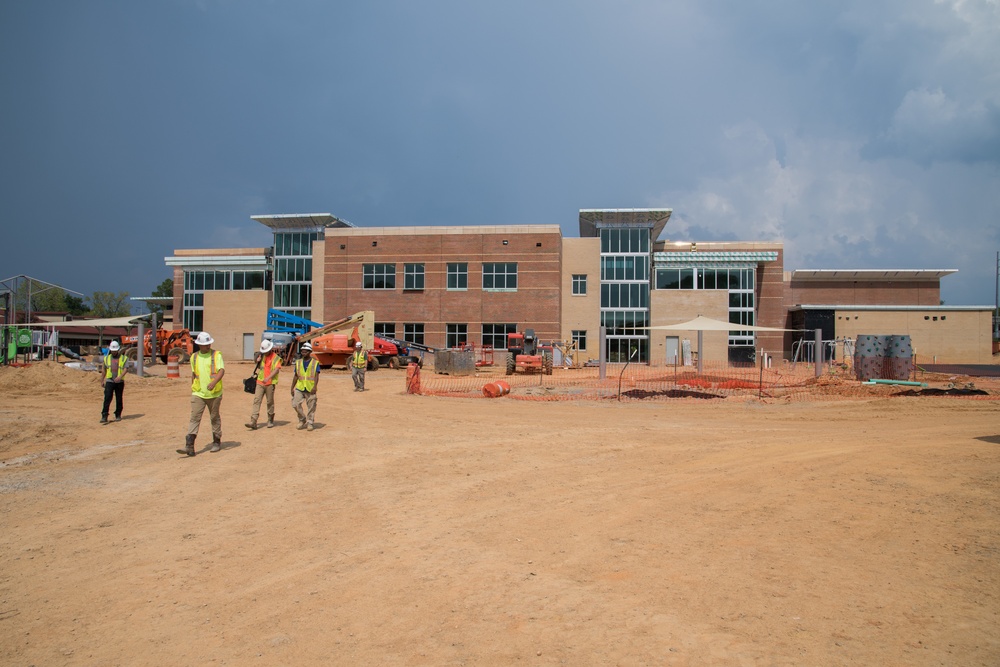 On going construction on School building Maxwell AFB
