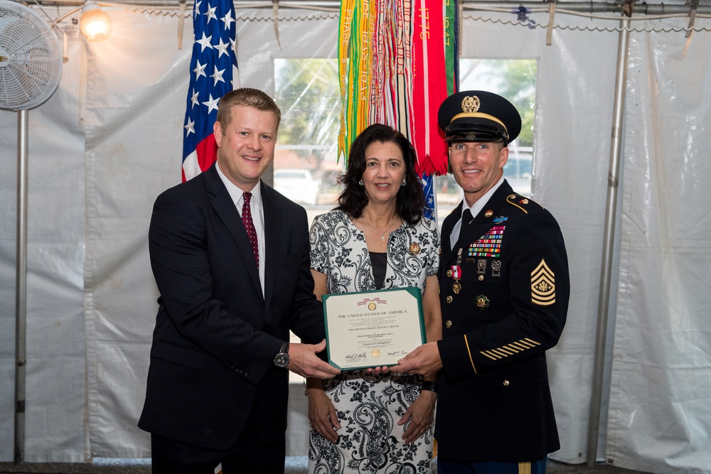 Award Ceremony in honor of the Chief of Staff of the U.S. Army Gen. Mark A. Milley and Sgt. Maj. of the U.S. Army Daniel A. Dailey