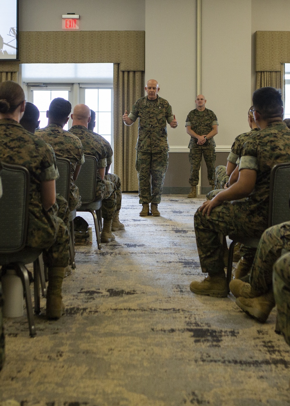 Commandant of the Marine Corps visits 2nd MAW