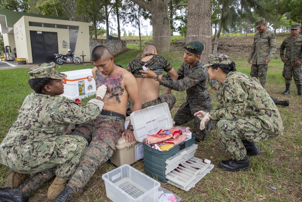 U.S. Navy Conducts Mass Casualty Drill with Guatemalan Military