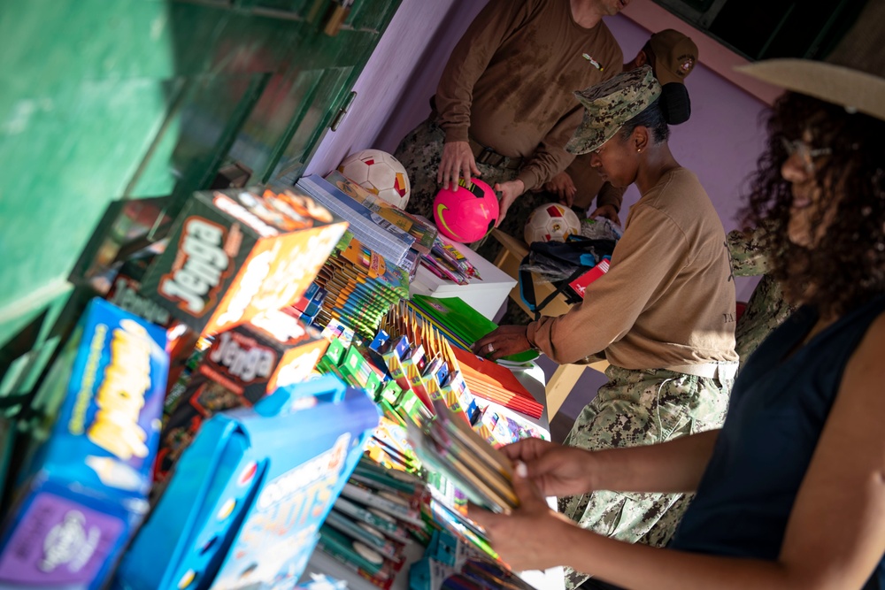 Sailors Conduct Community Relations