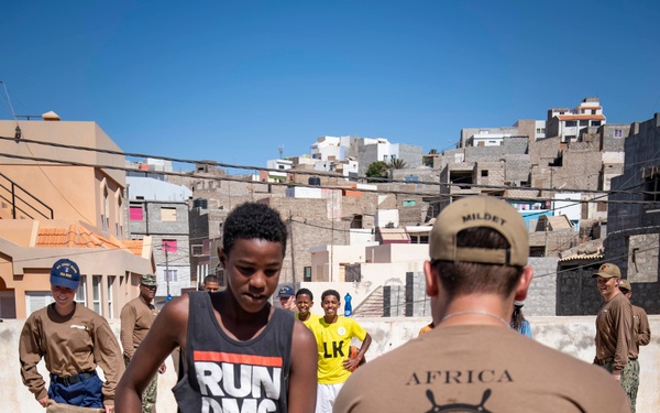Sailors Conduct Community Relations