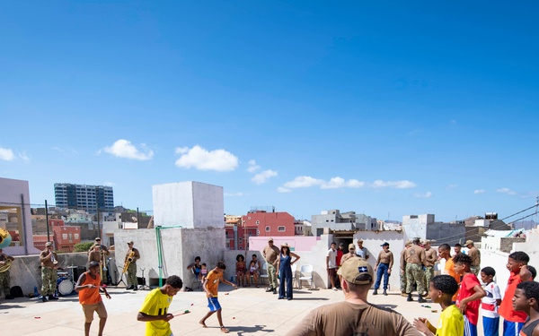 Sailors Conduct Community Relations