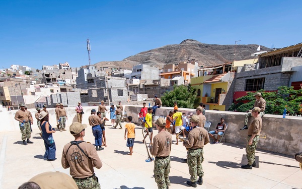 Sailors Conduct Community Relations