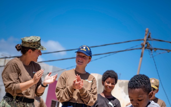 Sailors Conduct Community Relations