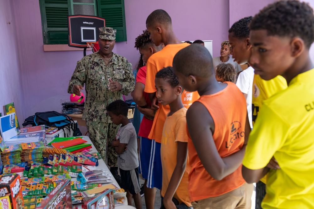 Sailors Conduct Community Relations