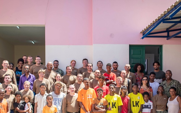 Sailors Conduct Community Relations