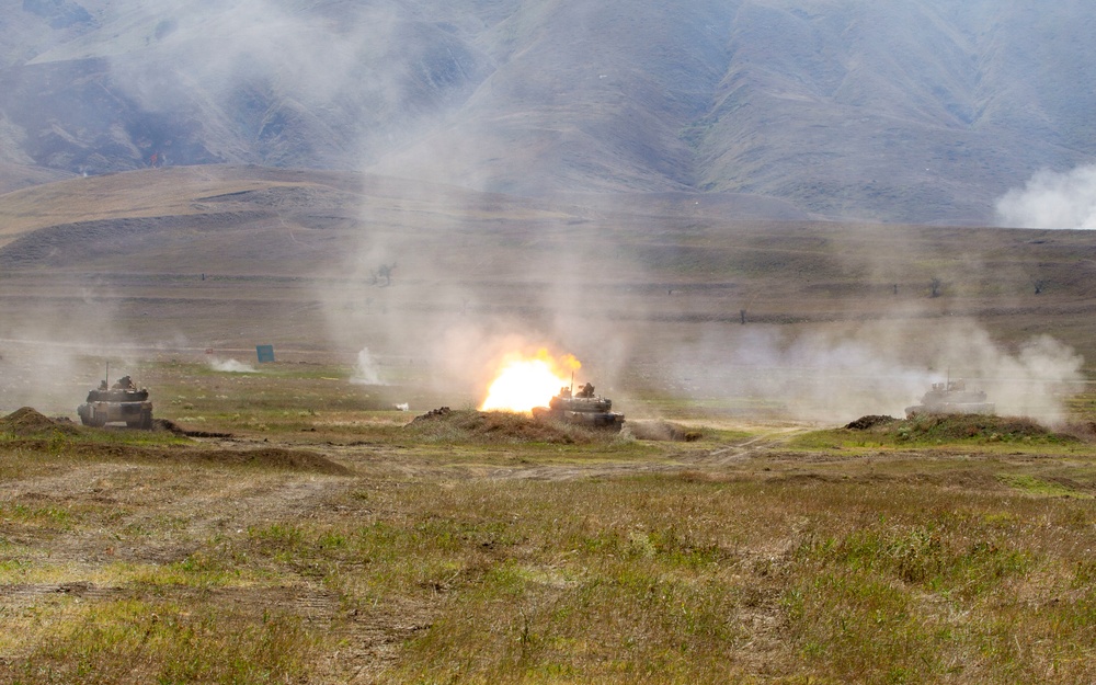 Iron Rangers participate in live-fire in Agile Spirit 19