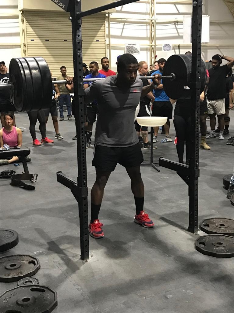 Camp Buehring Squat Competition