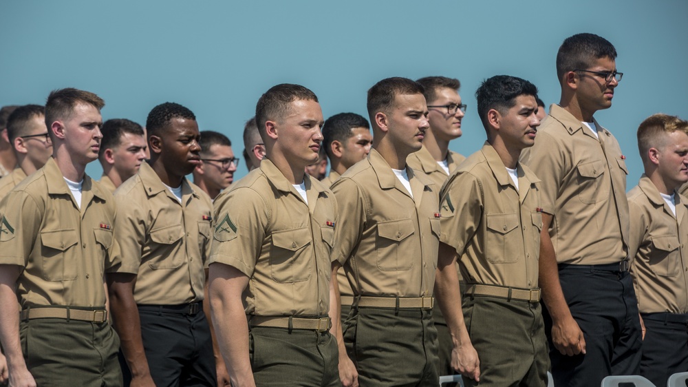 Lance Corporal Seminar Graduation aboard USS John P. Murtha