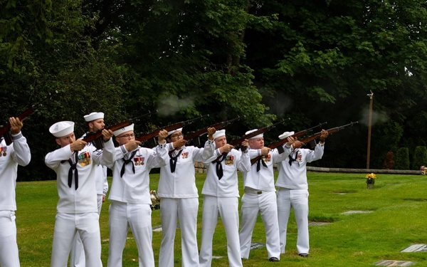 Repatriation Ceremony for Brothers Fallen in Pearl Harbor Attack
