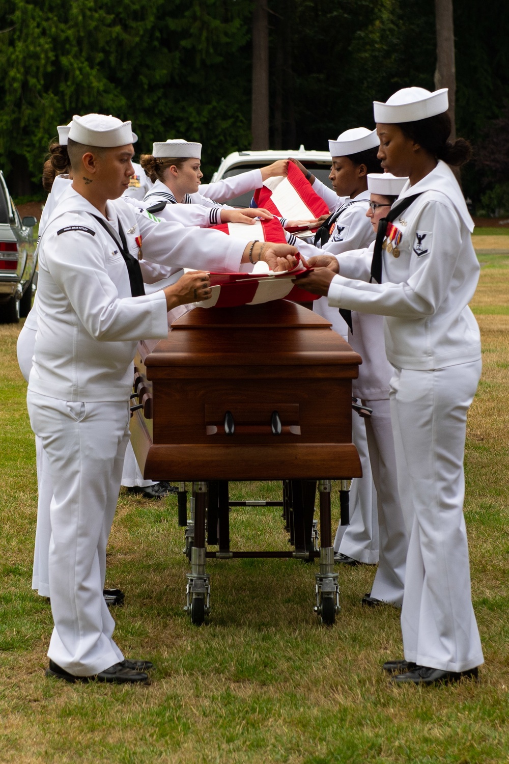 Repatriation Ceremony for Brothers Fallen in Pearl Harbor Attack